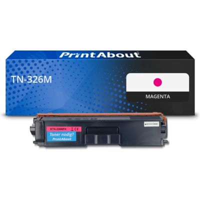 Toner kompatibel mit Brother TN-326M - Magenta - Hohe Kapazität