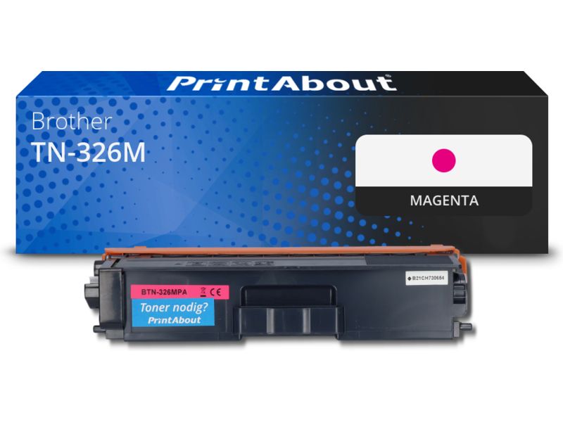 PrintAbout Toner TN-326M Magenta Hohe Kapazität für Brother