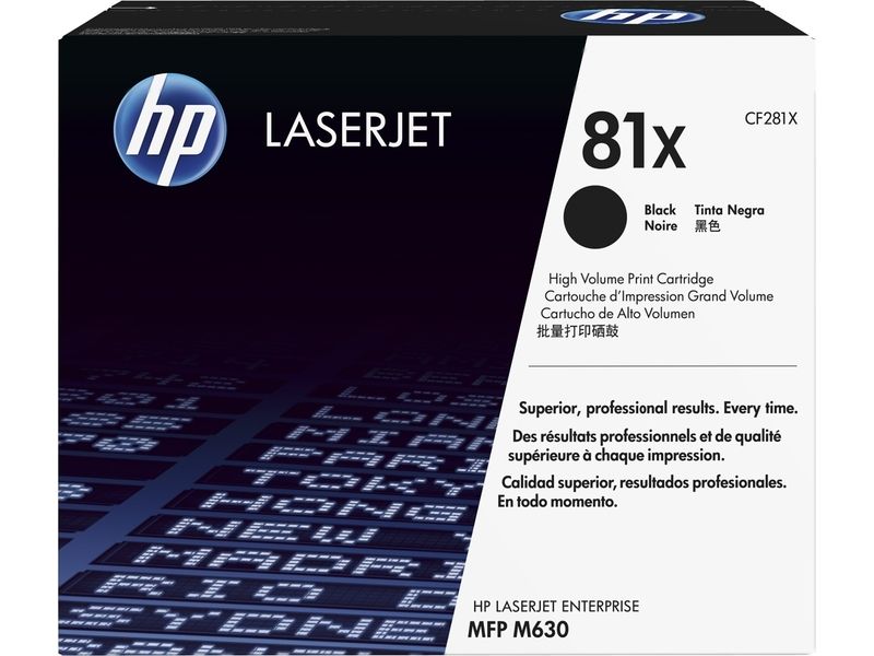 HP 81X (CF281X) - Schwarz - Toner - Hohe Kapazität