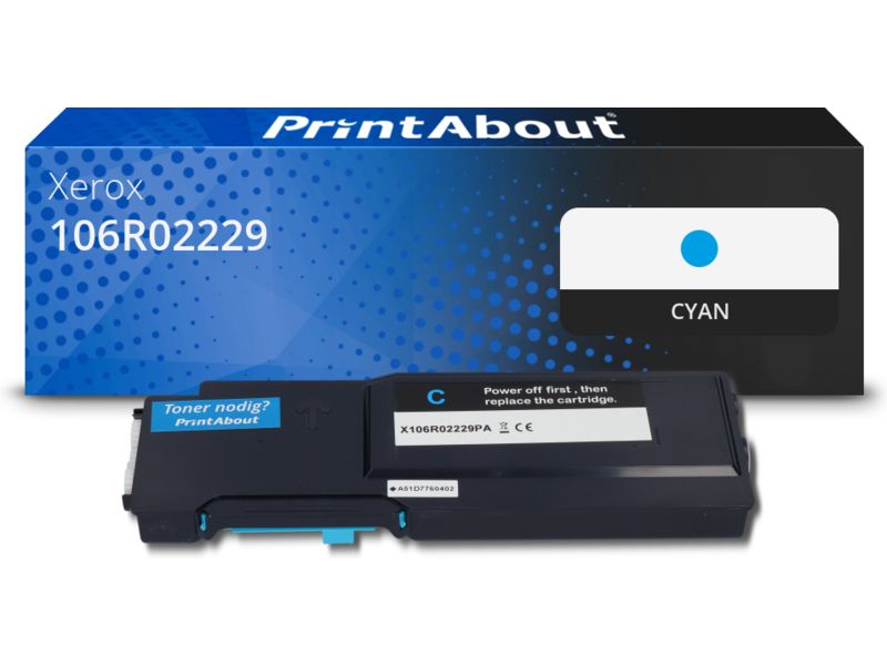 PrintAbout Toner 106R02229 Cyan für Xerox