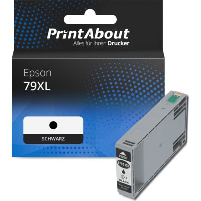 Druckerpatrone kompatibel mit Epson 79XL (T79014010) - Schwarz - Hohe Kapazität