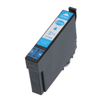 Druckerpatrone kompatibel mit Epson 27XL (C13T27124012) - Cyan - Hohe Kapazität