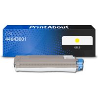 Toner kompatibel mit OKI 44643001 - Gelb
