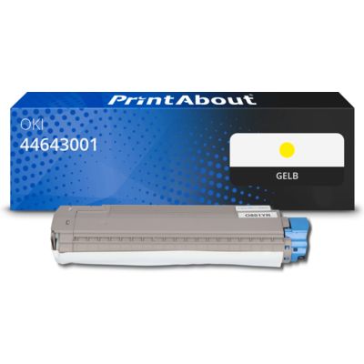 Toner kompatibel mit OKI 44643001 - Gelb