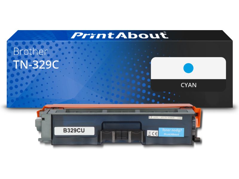 PrintAbout Toner TN-329C Cyan Extra hohe Kapazität für Brother