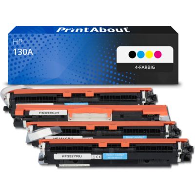 Toner kompatibel mit HP 130A (CF350A) - 4-farbig - Multipack