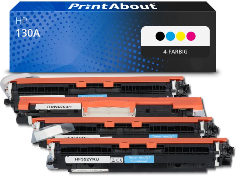 PrintAbout Toner 130A (CF350A) 4-farbig Multipack für HP