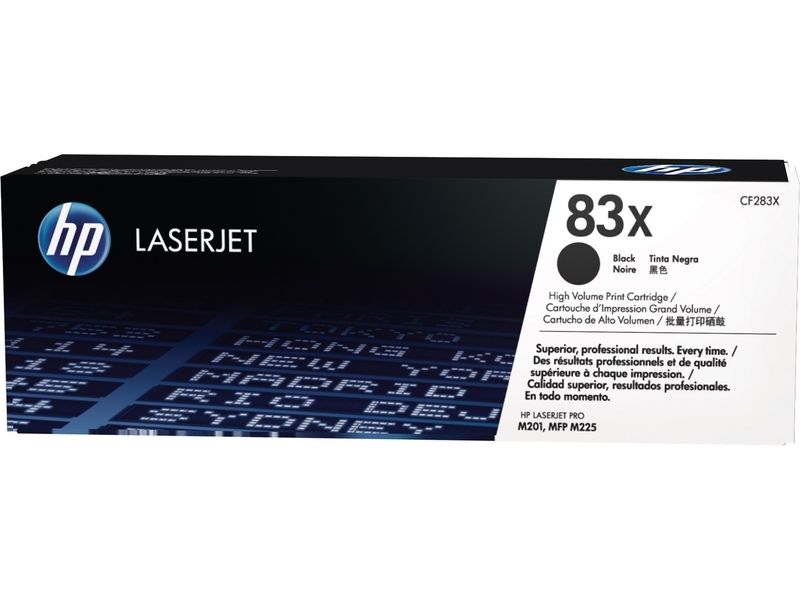 HP 83X (CF283X) - Schwarz - Toner - Hohe Kapazität