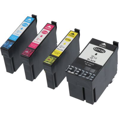 Druckerpatrone kompatibel mit Epson 27XL (T2711/12/13/144010) - 4-Farben - Hohe Kapazität - Multipack - 1131322