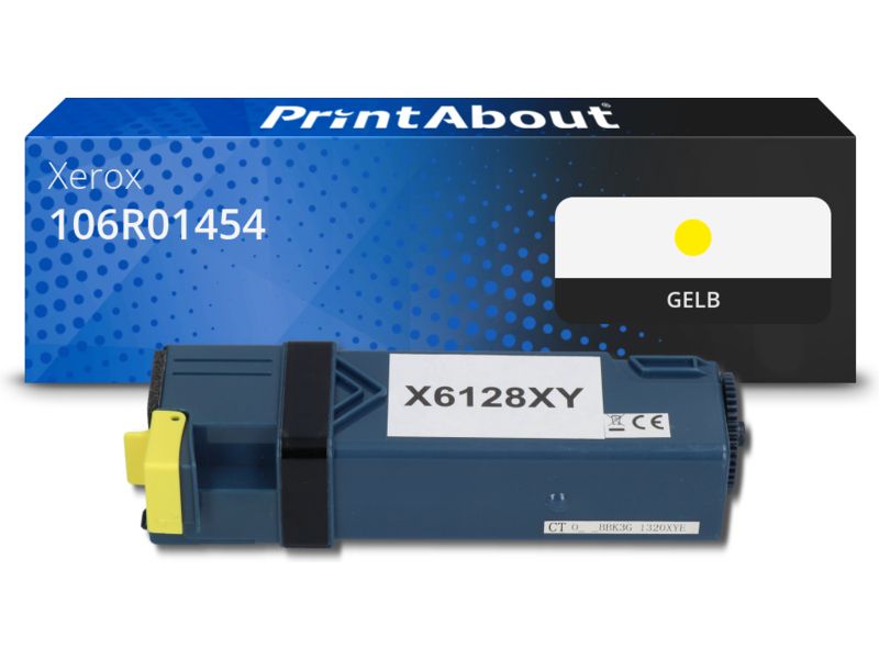 PrintAbout Toner 106R01454 Gelb für Xerox