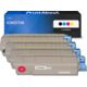 Toner kompatibel mit OKI 43865708 - 4-farbig - Multipack