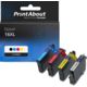 Druckerpatrone kompatibel mit Epson 16XL (T1631) - 4-Farben - Multipack