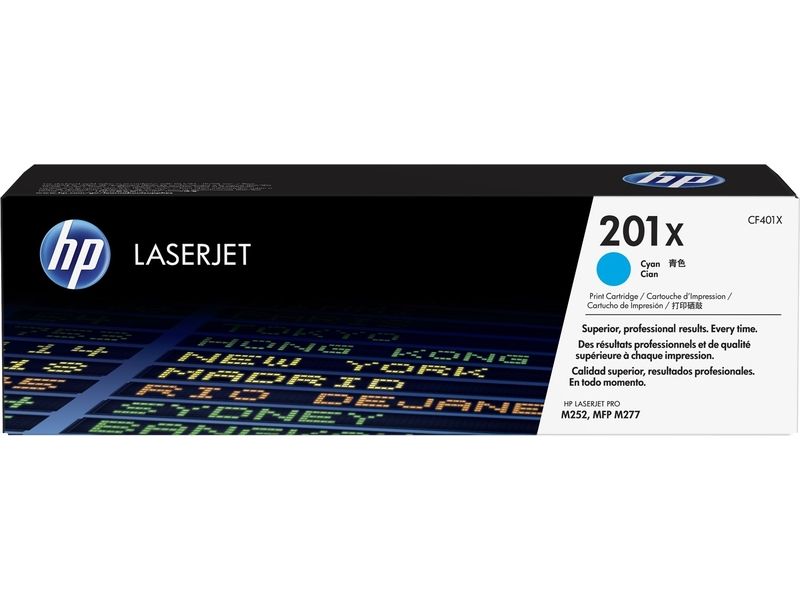 HP 201X (CF401X) - Cyan - Toner - Hohe Kapazität