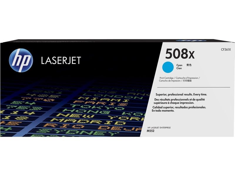 HP 508X (CF361X) - Cyan - Toner - Hohe Kapazität