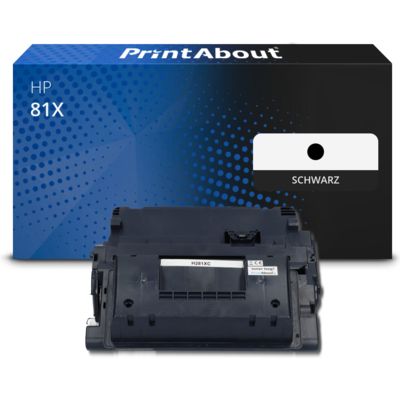 Toner kompatibel mit HP 81X (CF281X) - Schwarz - Hohe Kapazität