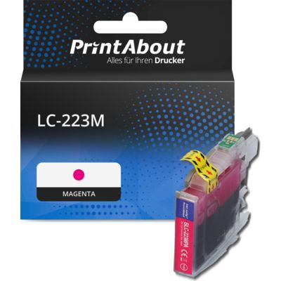Druckerpatrone kompatibel mit Brother LC-223M - Magenta