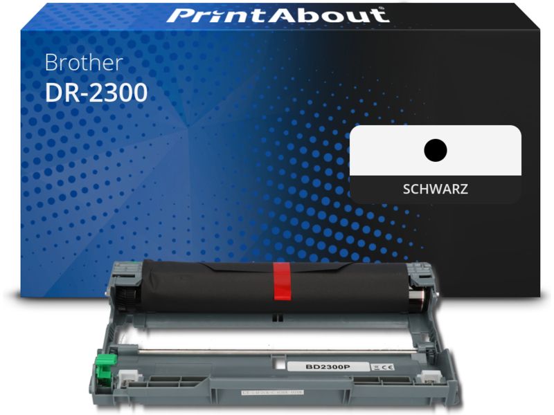PrintAbout Trommel DR-2300 Schwarz für Brother