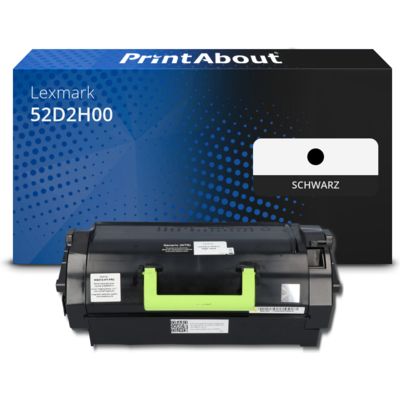 Toner kompatibel mit Lexmark 52D2H00 (522H) - Schwarz - Hohe Kapazität
