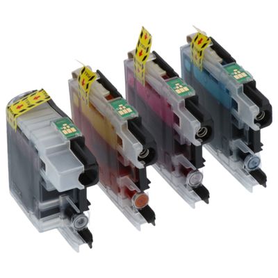 Druckerpatrone kompatibel mit Brother LC-227XLVALBP - 4-farbig - Hohe Kapazität - Multipack