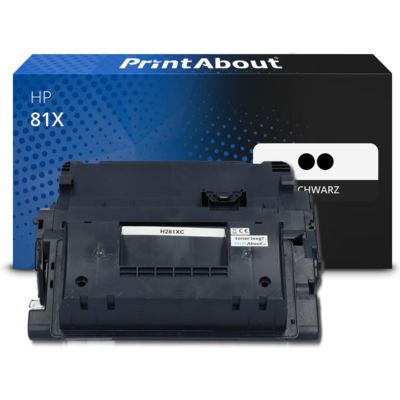 Toner kompatibel mit HP 81X (CF281X) - 2x Schwarz - Hohe Kapazität - Multipack