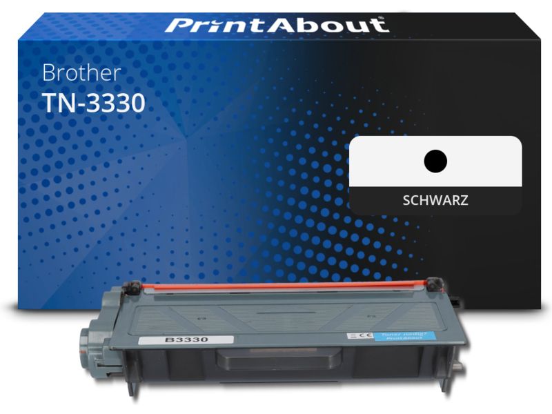 PrintAbout Toner TN-3330 Schwarz für Brother