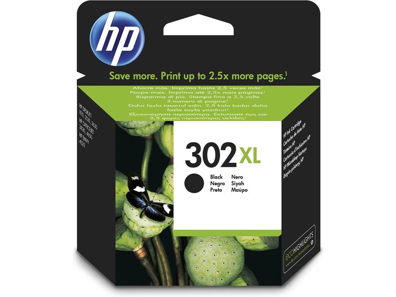 HP 302XL (F6U68AE) - Schwarz - Druckerpatrone - Hohe Kapazität