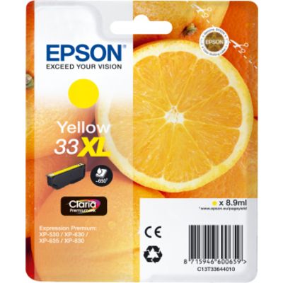 Epson 33XL (C13T33644012) - Gelb - Druckerpatrone - Hohe Kapazität