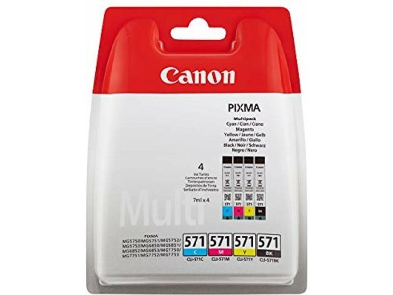 Canon CLI-571BK/C/M/Y - 4-farbig - Druckerpatrone - Multipack