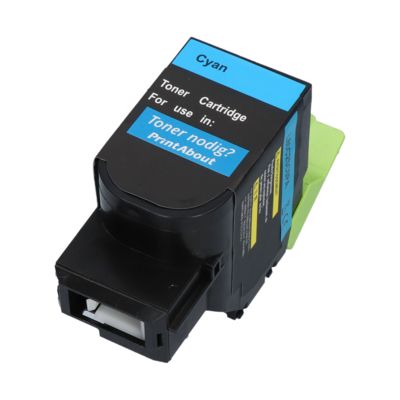 Toner kompatibel mit Lexmark 80C2SC0 (802SC) - Cyan