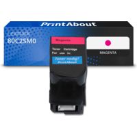 Toner kompatibel mit Lexmark 80C2SM0 (802SM) - Magenta