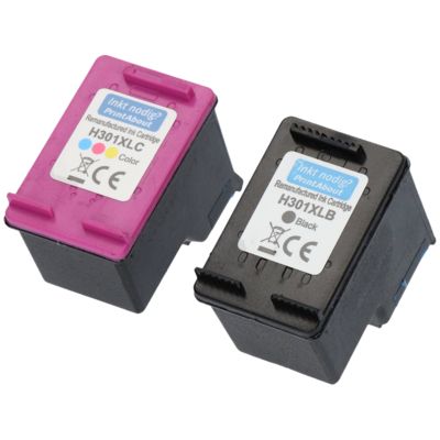 Druckerpatrone kompatibel mit HP 301XL (N9J72AE) - Schwarz + 3 Farben - Multipack - Hohe Kapazität
