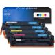 Toner kompatibel mit HP 201X (CF400X) - 4-farbig - Hohe Kapazität - Multipack