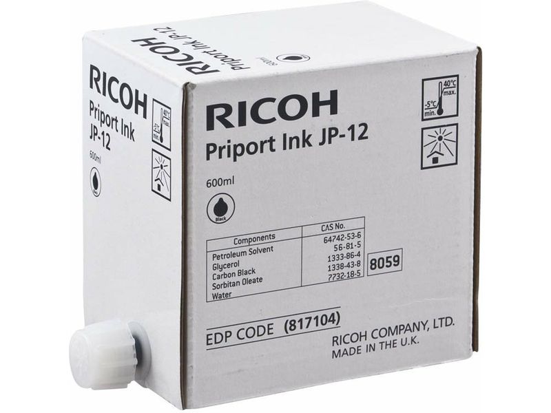 Ricoh 817104 (JP12) - Schwarz - Druckerpatrone