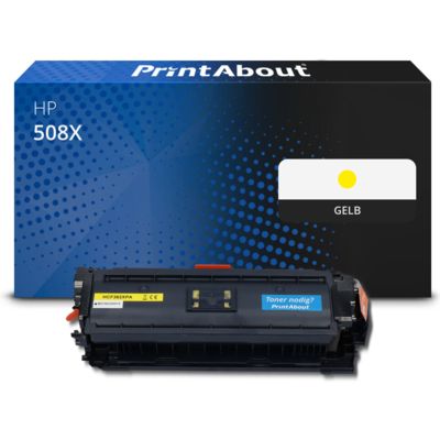 Toner kompatibel mit HP 508X (CF362X) - Gelb - Hohe Kapazität
