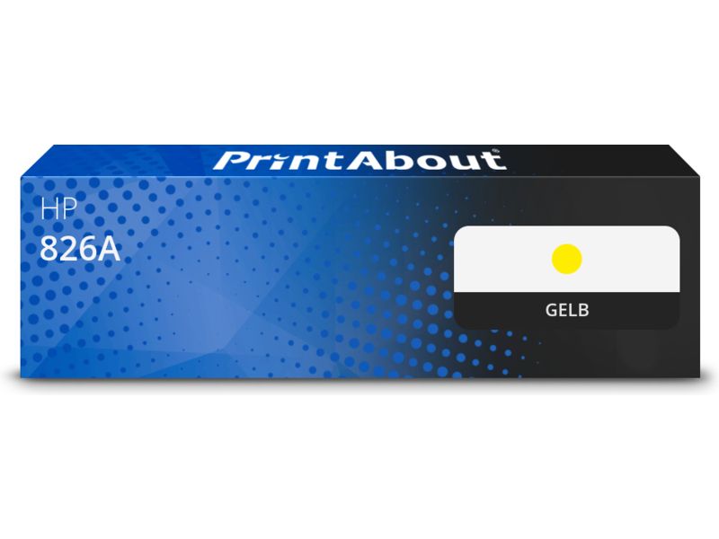 PrintAbout Toner 826A (CF312A) Gelb für HP