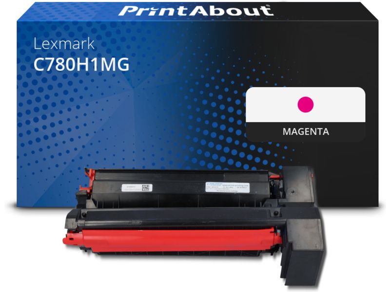 PrintAbout Toner C780H1MG Magenta Hohe Kapazität für Lexmark
