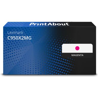 Toner kompatibel mit Lexmark C950X2MG - Magenta - Extra hohe Kapazität