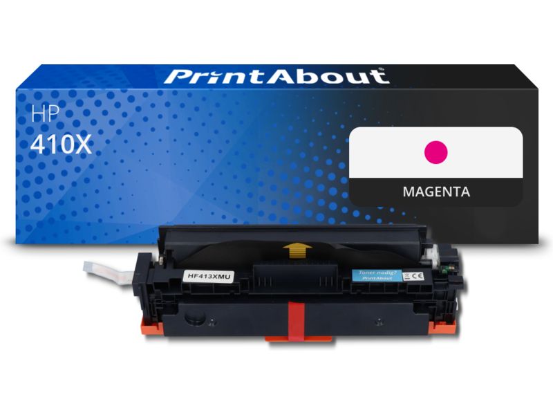 PrintAbout Toner 410X (CF413X) Magenta Hohe Kapazität für HP