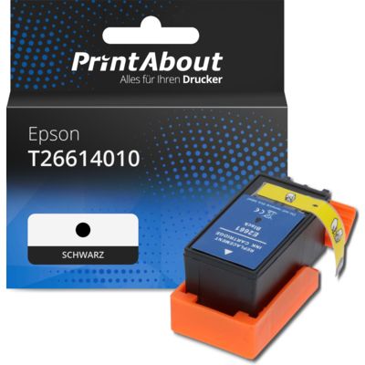 Druckerpatrone kompatibel mit Epson T26614010 - Schwarz - Hohe Kapazität