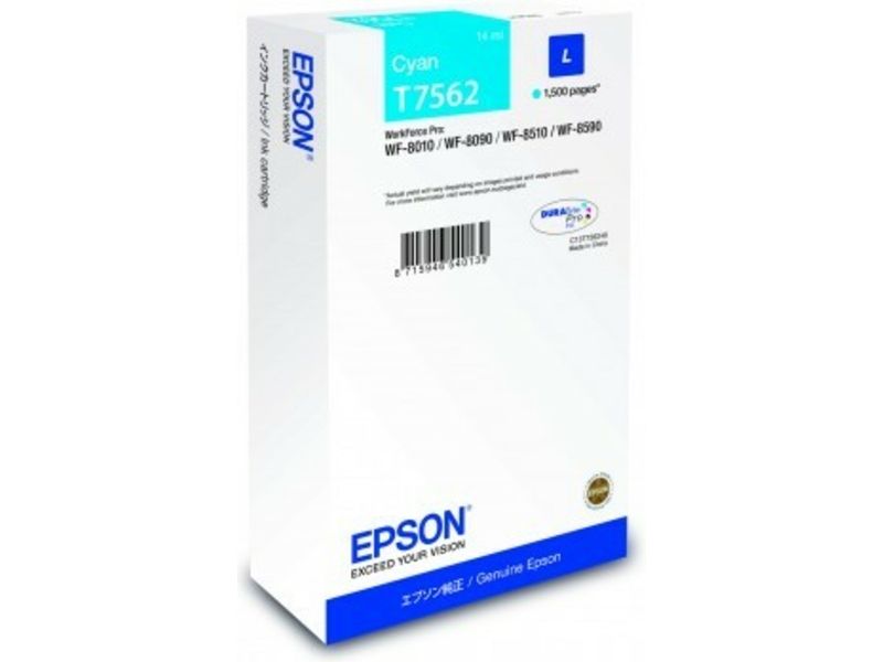Epson T7562 (C13T756240) Druckerpatrone Cyan