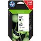 HP 62 (N9J71AE) - Schwarz + 3 Farben - Druckerpatrone - Multipack