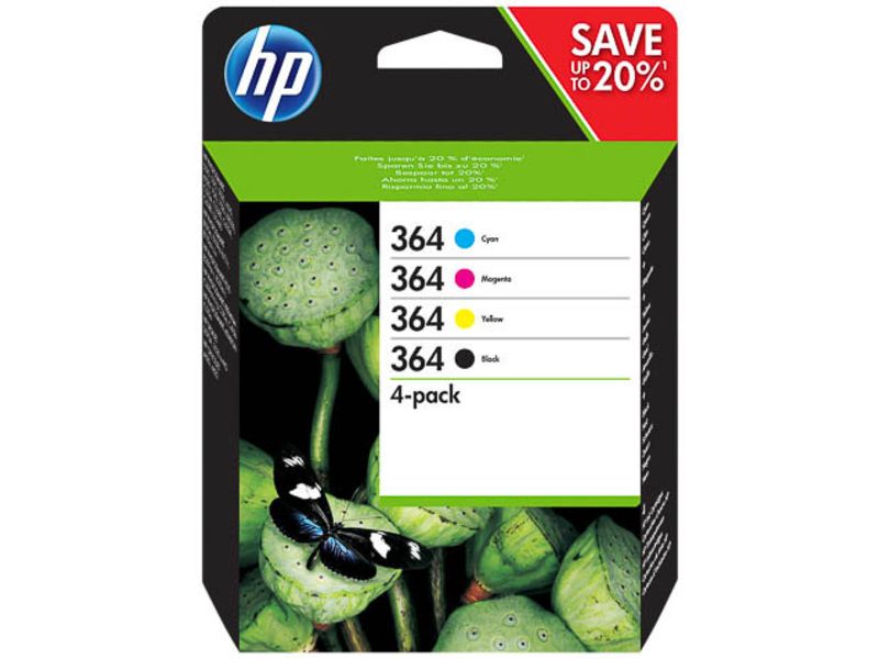 HP 364 (N9J73AE) - 4-farbig - Druckerpatrone - Multipack