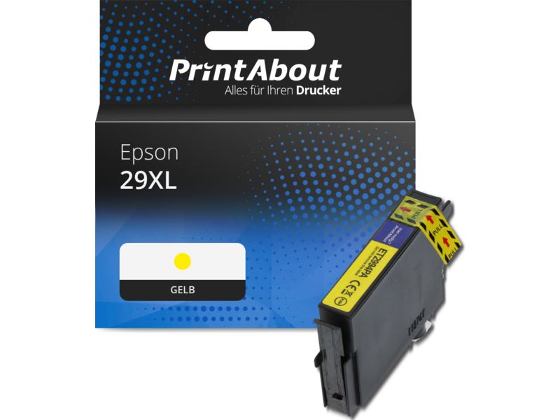 PrintAbout Druckerpatrone 29XL (T2994) Gelb Hohe Kapazität für Epson