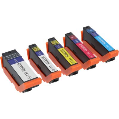 Druckerpatrone kompatibel mit Epson 33XL (C13T33574012) - 5-farbig - Hohe Kapazität - Multipack