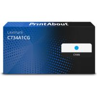 Toner kompatibel mit Lexmark C734A1CG - Cyan