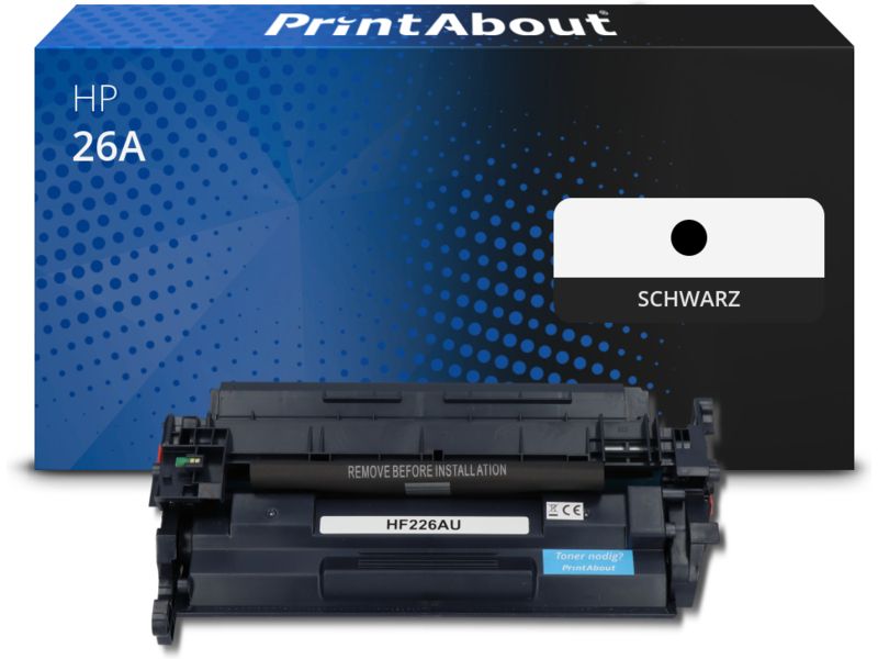 PrintAbout Toner 26A (CF226A) Schwarz für HP