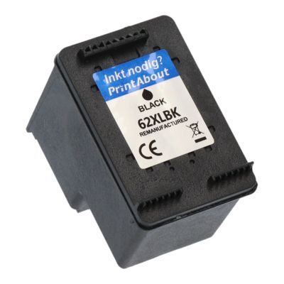 Druckerpatrone kompatibel mit HP 62XL (C2P05AE) - Schwarz - Hohe Kapazität