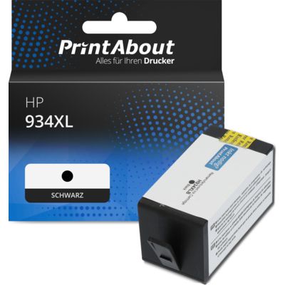 Druckerpatrone kompatibel mit HP 934XL (C2P23AE) - Schwarz - Hohe Kapazität