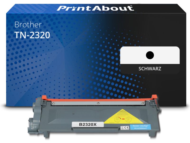 PrintAbout Toner TN-2320 Schwarz Extra hohe Kapazität für Brother