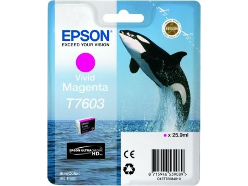 Epson T7603 (C13T76034010) Druckerpatrone Vivid Magenta